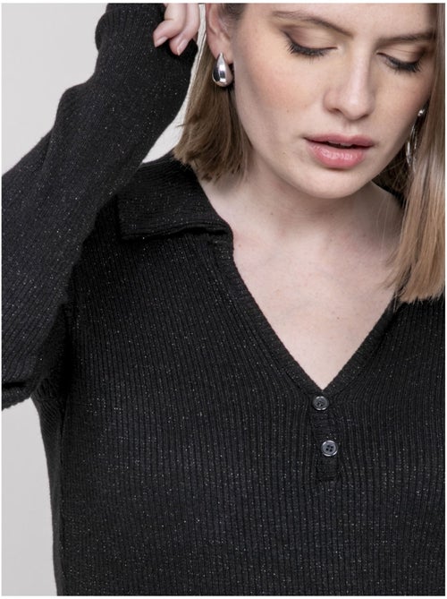 Top col polo FRANINA - Kiabi