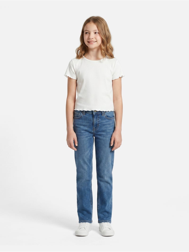 Top col rond - Kids Star Blanc - Kiabi
