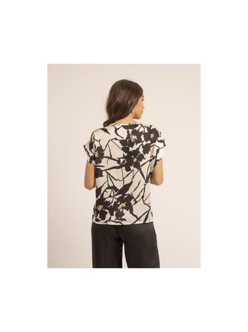 Top col rond motifs FIJELLE - Kiabi