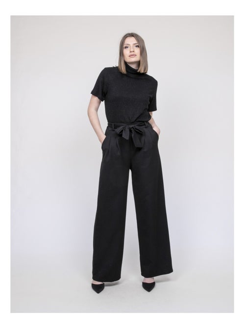 Top col roulé manche courte FORTUNA - Kiabi