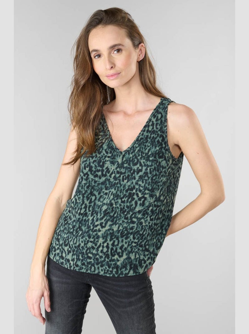 Top COQUELI 'Le Temps Des Cerises' Vert - Kiabi
