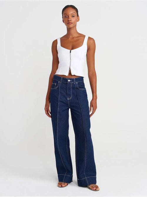 Top corset court femme à encolure carrée dilvin - Kiabi
