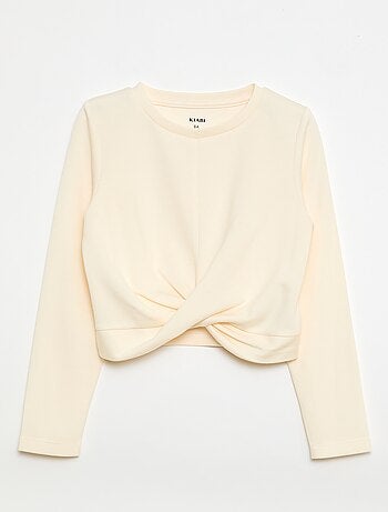 Top court à manches longues