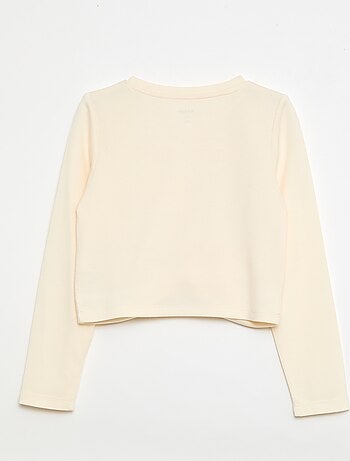 Top court à manches longues