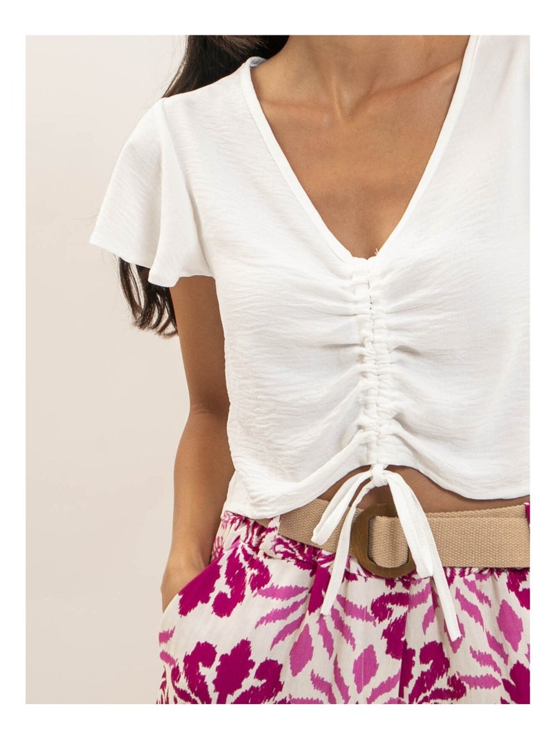 Top court FABRIZIA Blanc - Kiabi