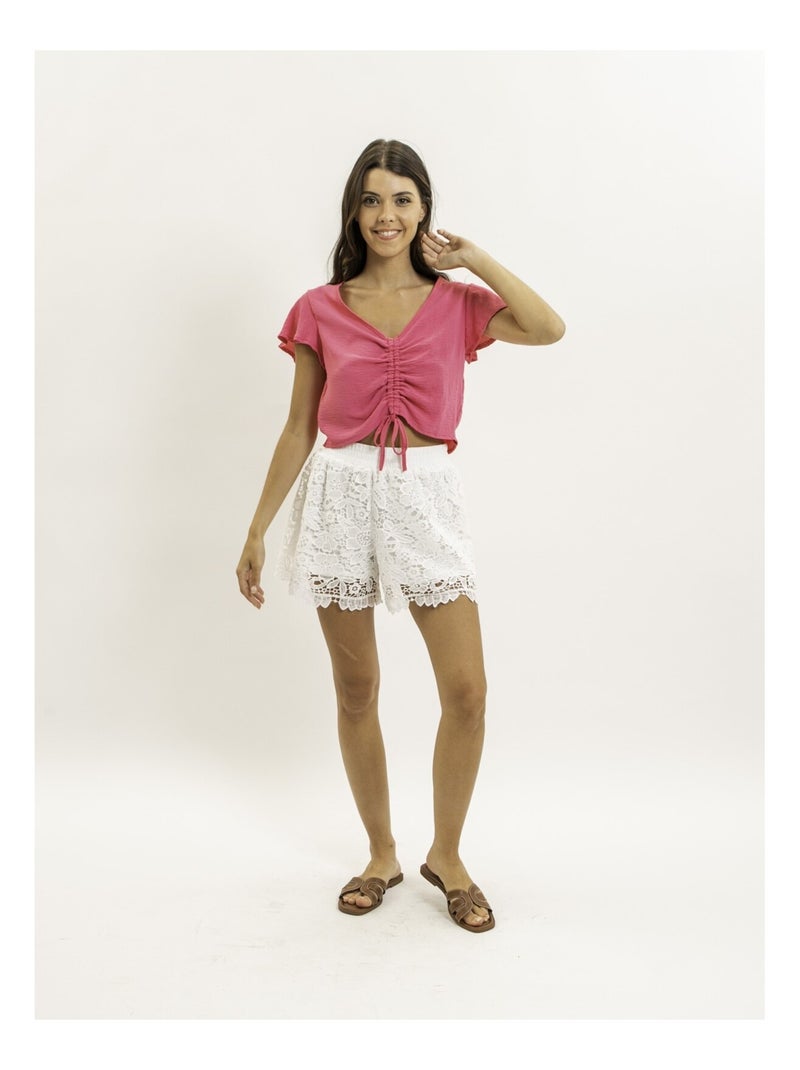 Top court FABRIZIA Rose fushia - Kiabi