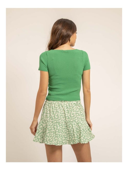 Top court maille FALINI - Kiabi