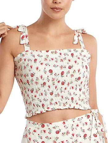 Top court smocké Java