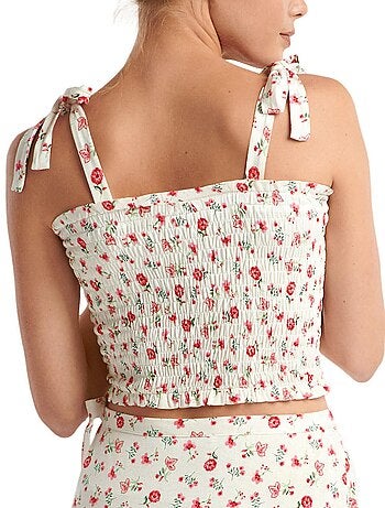 Top court smocké Java