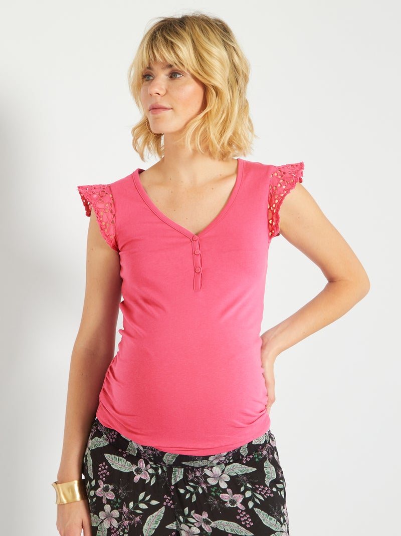 Top de grossesse Rose - Kiabi