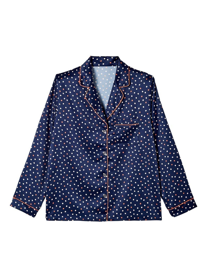 Top de pyjama BROOKLYN - Pomm'Poire Bleu - Kiabi