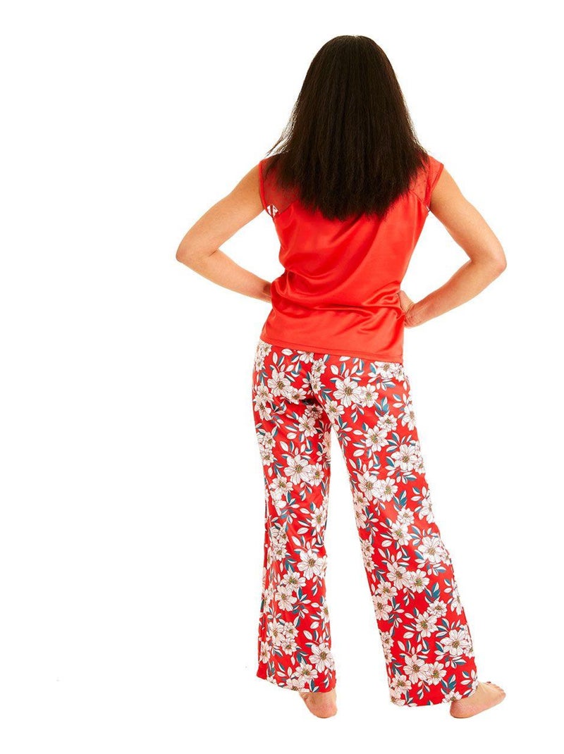 Top de pyjama INCENDIE - Pomm'Poire Rouge - Kiabi