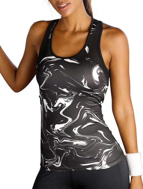 Top de sport Active marbré - Kiabi