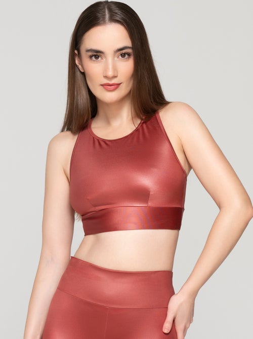 Top de sport brassière dos nageur FLEXFIT - Kiabi