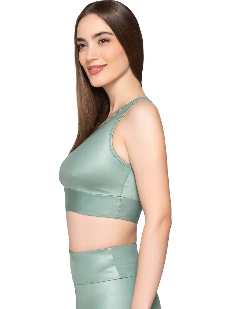 Top de sport brassière dos nageur FLEXFIT Vert - Kiabi