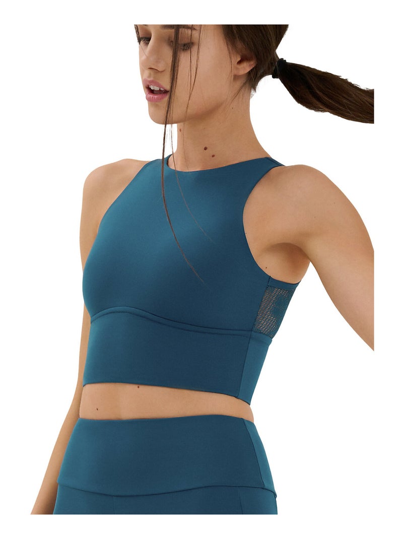 Top de sport brassière préformé sans armatures Fit Vert - Kiabi