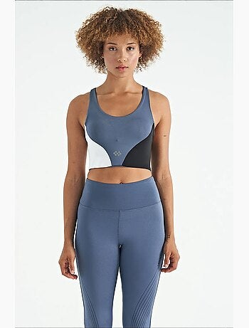 Top de sport court femme à blocs de couleur tommy