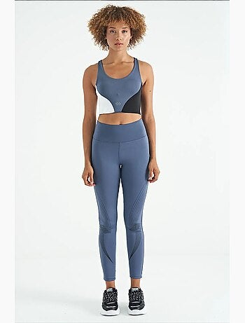 Top de sport court femme à blocs de couleur tommy