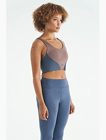 Top de sport court femme à blocs de couleur tommy