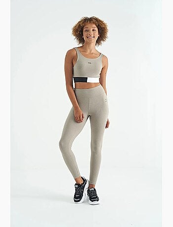 Top de sport court sans manches à color-block tommy