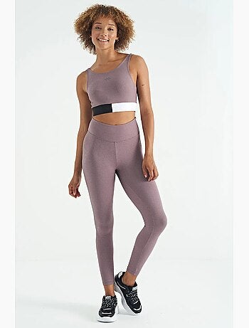 Top de sport court sans manches à color-block tommy