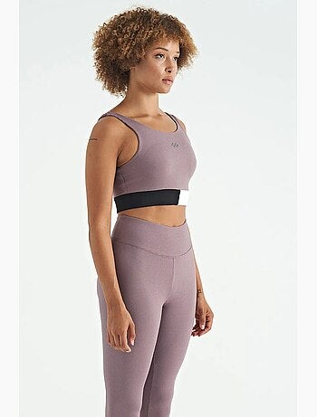 Top de sport court sans manches à color-block tommy