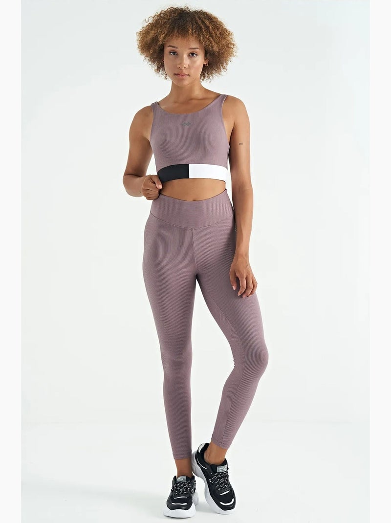 Top de sport court sans manches à color-block tommy Vieux rose - Kiabi