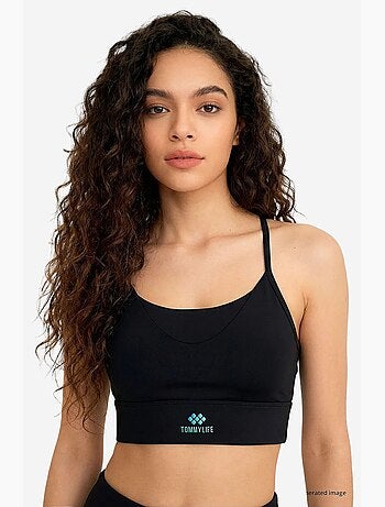 Top de sport femme court ajusté tommy