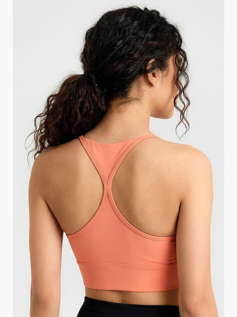 Top de sport femme court ajusté tommy Orange clair - Kiabi
