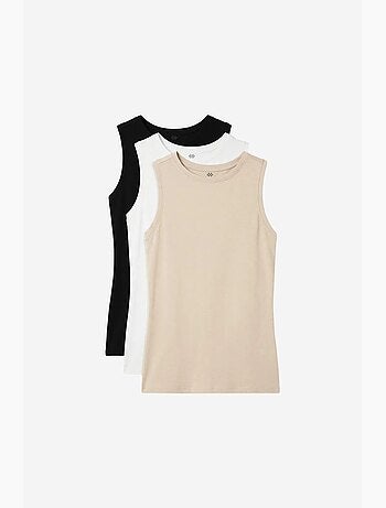 Top de sport femme en coton et élasthanne tommy