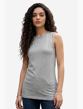 Top de sport femme en coton et élasthanne tommy