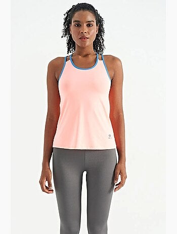 Top de sport sans manches en maille tommy