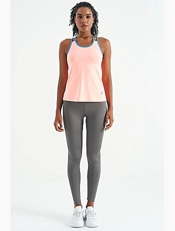 Top de sport sans manches en maille tommy