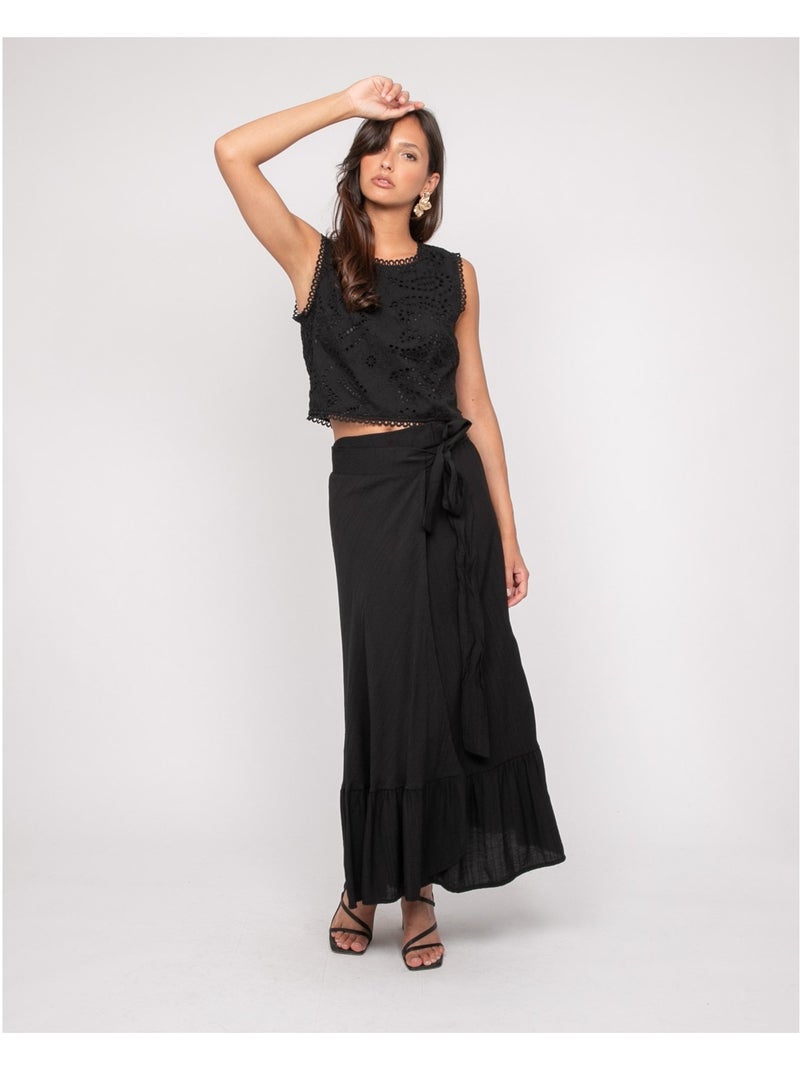 Top dentelle FAGATE Noir - Kiabi