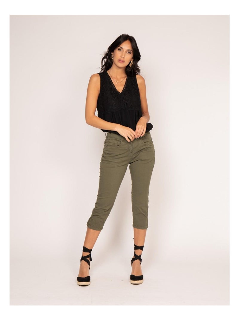 Top dentelle FLOA Noir - Kiabi