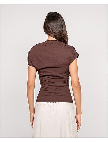 Top drapé avec bijoux FIJAYA