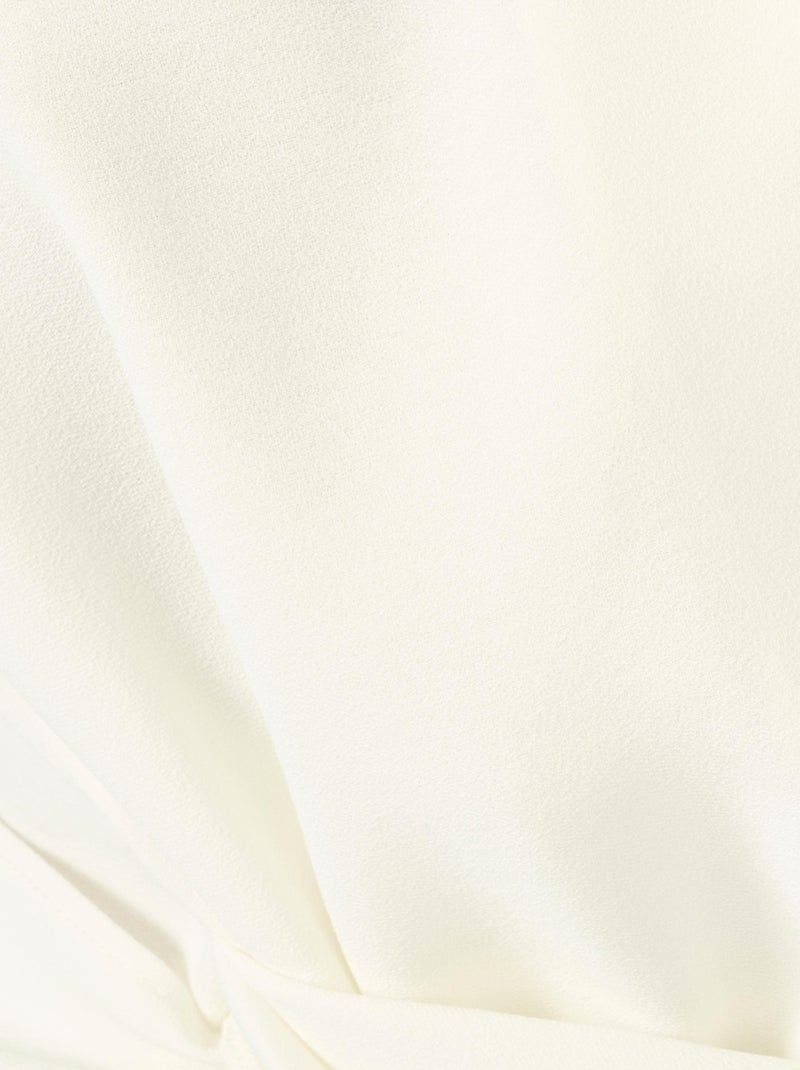 Top drapé base asymétrique - Damart Blanc Ecru Blanc - Kiabi