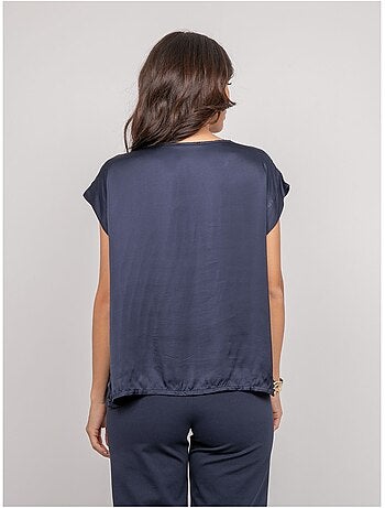 Top effet satin FRIDOLE
