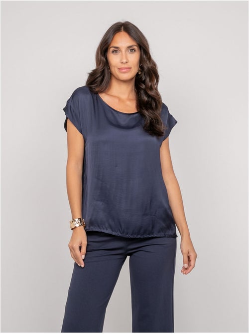 Top effet satin FRIDOLE - Kiabi