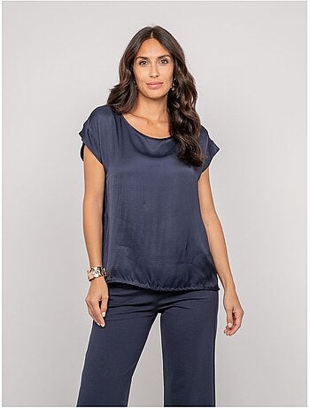 Top effet satin FRIDOLE