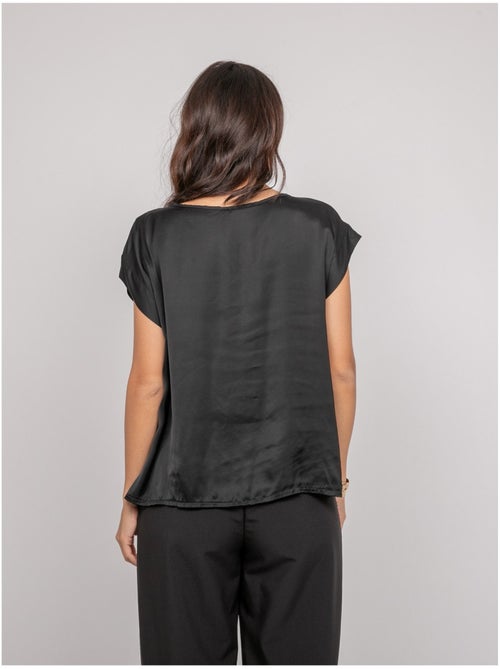 Top effet satin FRIDOLE - Kiabi Top effet satin FRIDOLE - Kiabi