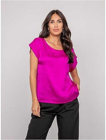 Top effet satin FRIDOLE