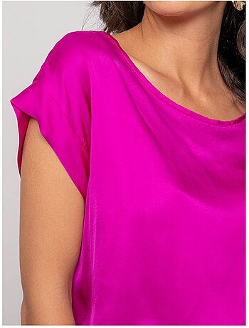 Top effet satin FRIDOLE