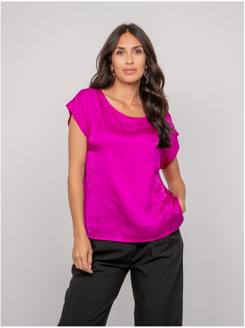 Top effet satin FRIDOLE - Kiabi