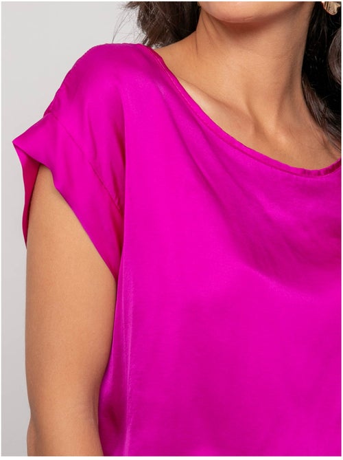 Top effet satin FRIDOLE - Kiabi