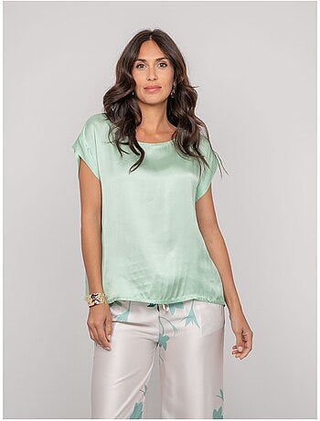 Top effet satin FRIDOLE