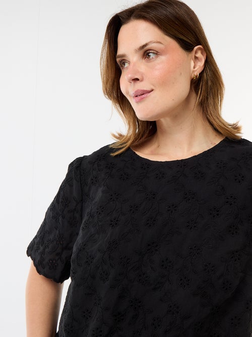 Top en broderies anglaises - Kiabi