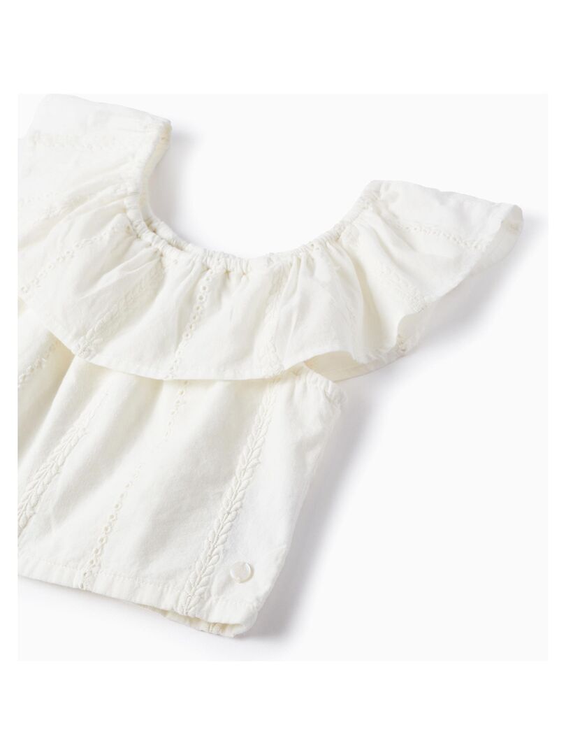 Top Sans Manches En Coton Tea - Taille 10 - Couleur Pêche/orange - Pour Fille - Occasion Très Bon état