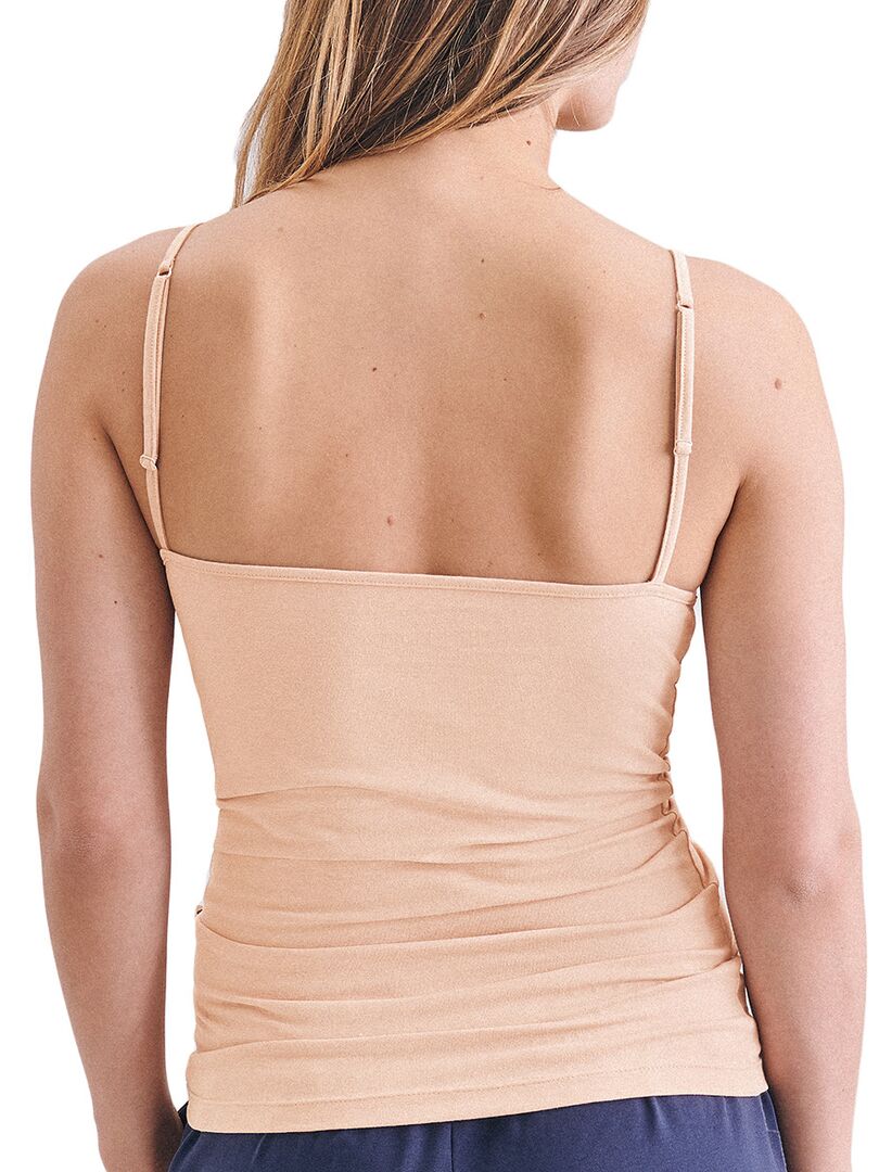 Top en coton Basic Beige - Kiabi