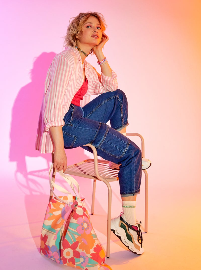 Top en crochet Rose - Kiabi